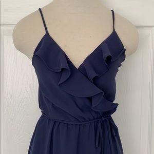 Gianni Bini faux wrap maxi dress- small